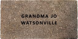 6" x 12" Brown Paver
